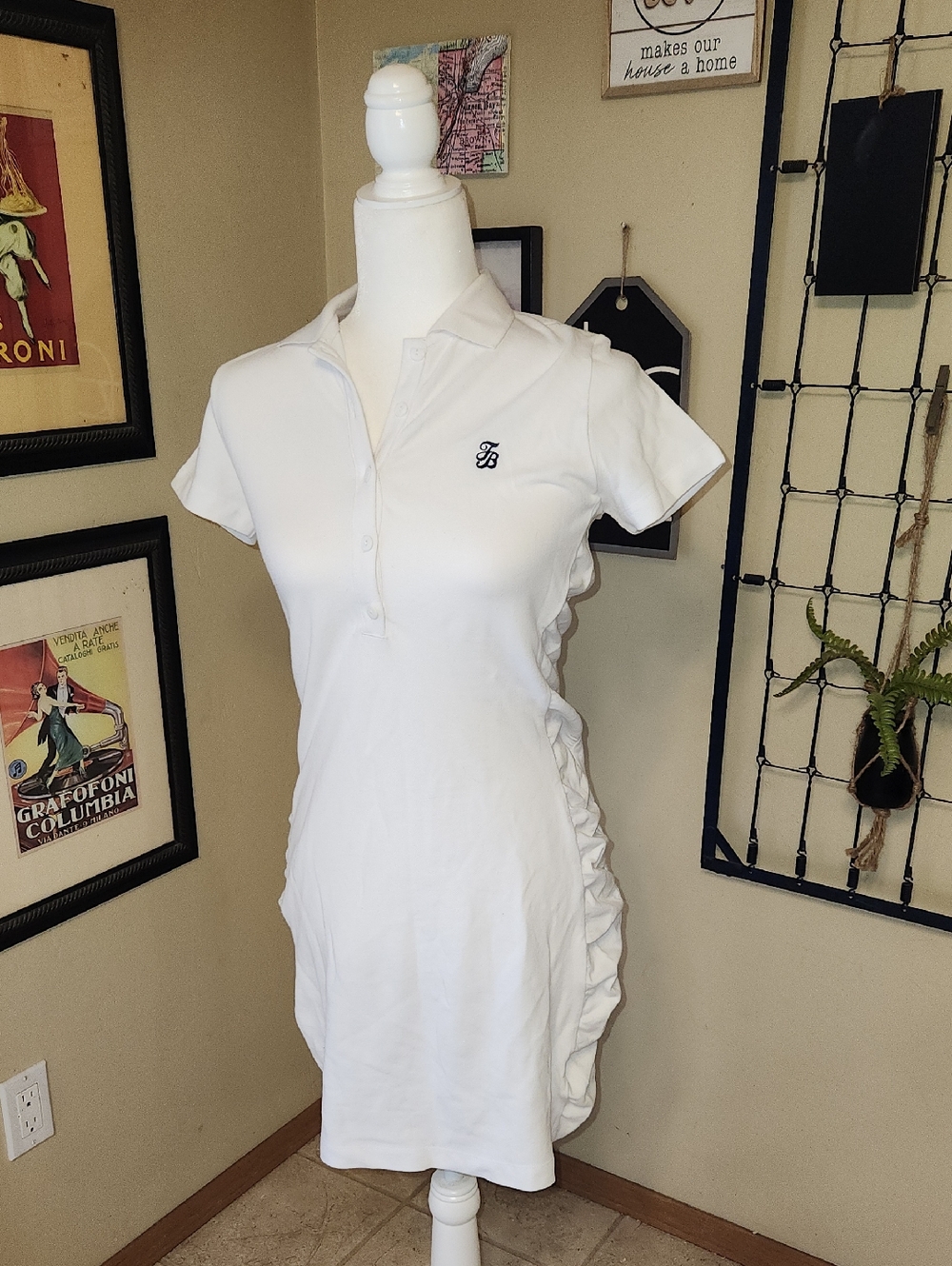 NWT Tommy Bahama Side Shirred Collared Polo Dress